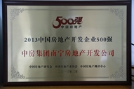 A4、2013中國房地產(chǎn)開發(fā)企業(yè)500強(qiáng)